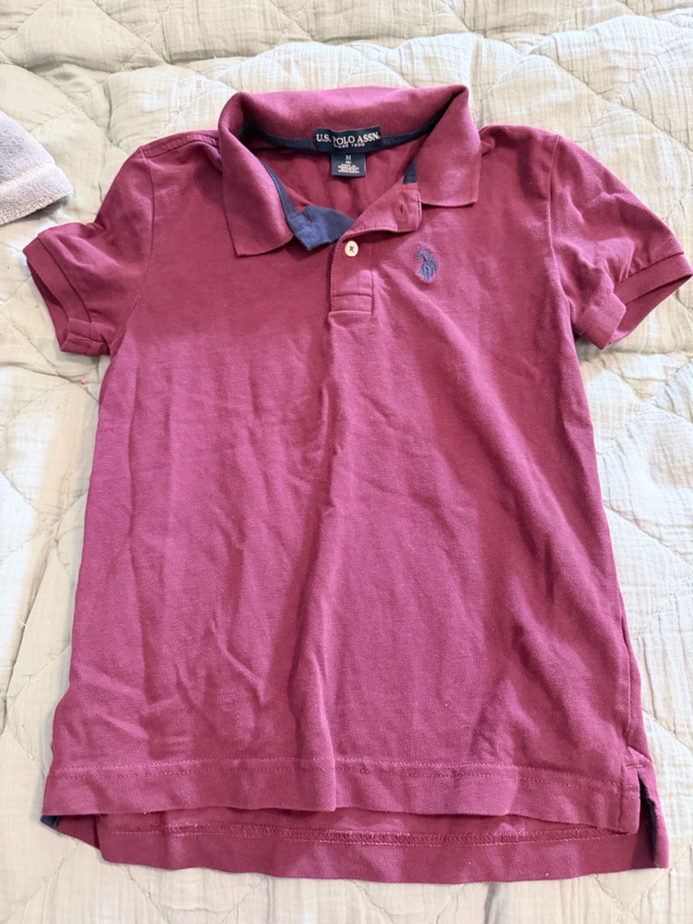 U.S. Polo Assn. Men's Polo Shirt - Wine